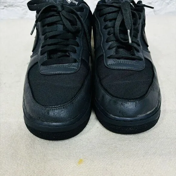 Nike Air Force 1 Low GTX Gore-Tex Mens 12 Gray Black Shoes Waterproof CT2858-001