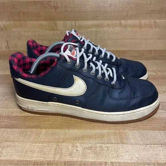 Nike Air Force 1 'Lumberjack' Plaid Mens Size 10.5 Shoes Sneaker 718152-015