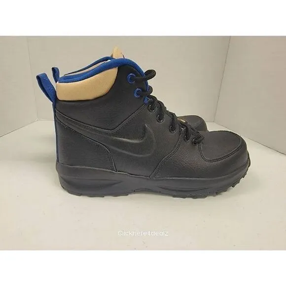 Nike Boots Women's Hiking Boots Size 7.5 Black Leather 6Y New