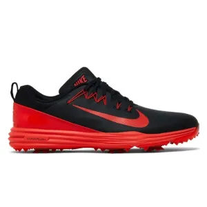 Nike Lunar Men’s Command 2 'Black Max Orange' Golf Shoes Sneakers Size 10