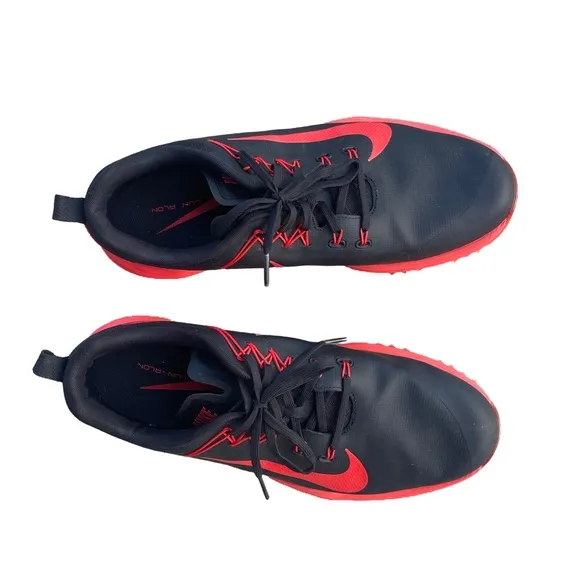 Nike Lunar Men’s Command 2 'Black Max Orange' Golf Shoes Sneakers Size 10