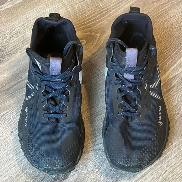 Nike Pegasus Trail 4 GTX‎ Waterproof Trail Running Shoes Blue Black Womens 9