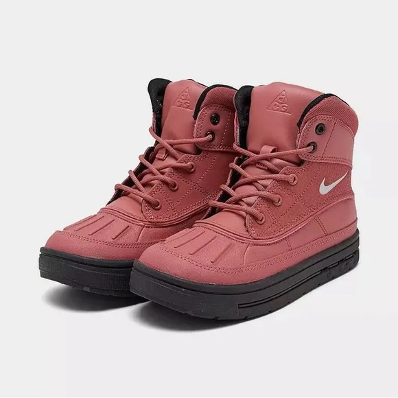 Nike Red and Black High-Top Boots with Ankle Support