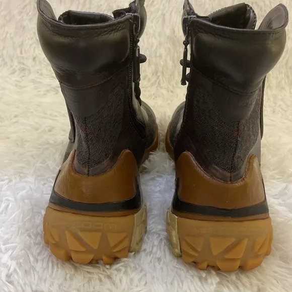 NIKE ZOOM KYNSI JACQUARD/FAUX LEATHER,WOMEN,BROWN/TAN WATERPROOF BOOTS.SIZE-7.5