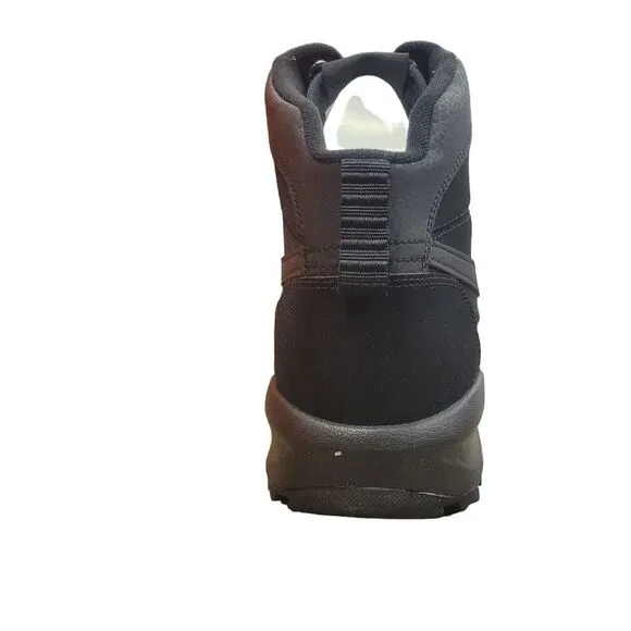Nike Manoadome 844358-003 Men's Core Black Leather Ankle Hiking Boots