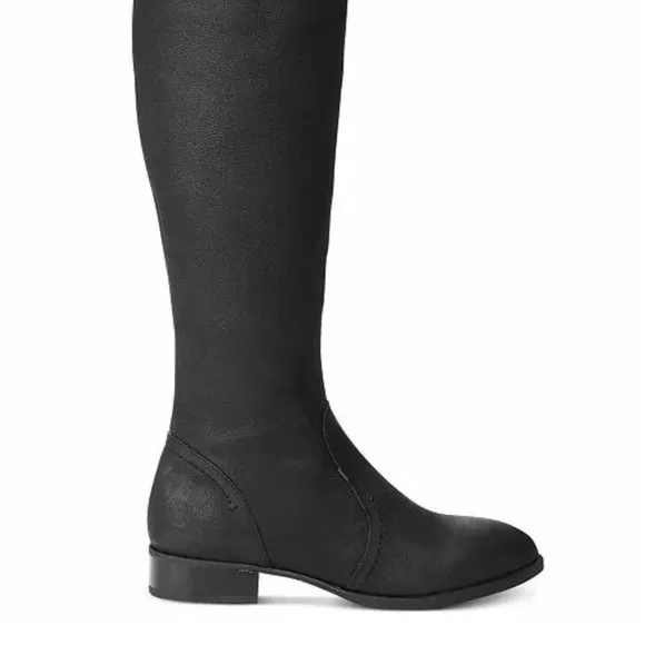 Nine West tall Nicolah Leather Boots, barely used no scuffs or scratches sz 7.5