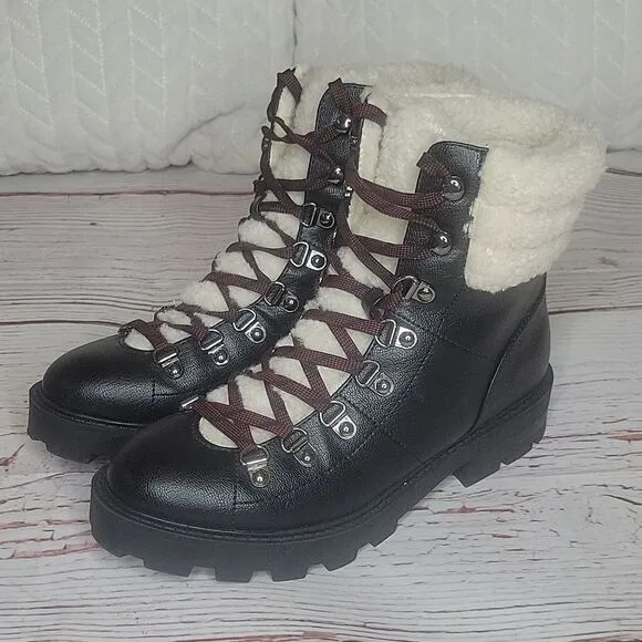 NINE WEST RIMA Combat Boot Size 7