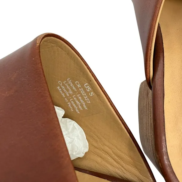 Nisolo Al-Day Heeled Mule in Brandy Size 5
