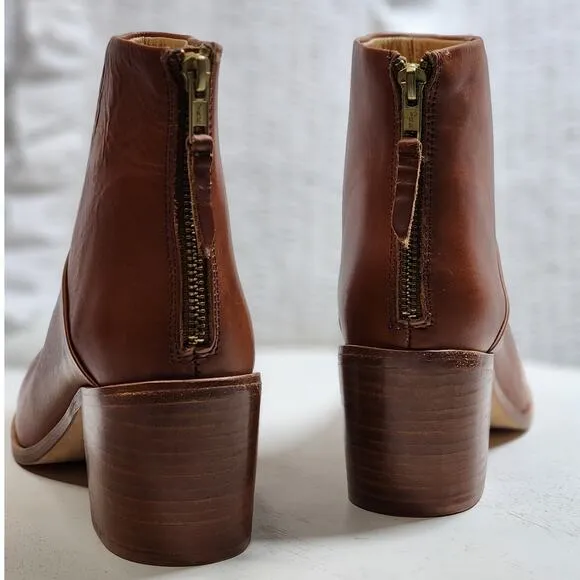 Nisolo Dari Commuter Boot Brandy Anthropologie Leather Block Heel Ankle Booties