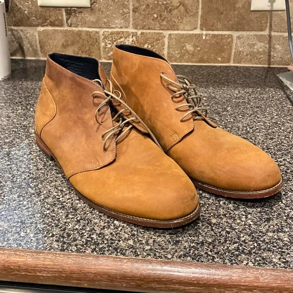 Nisolo Everyday Chukka Boots size 11 tobacco color
