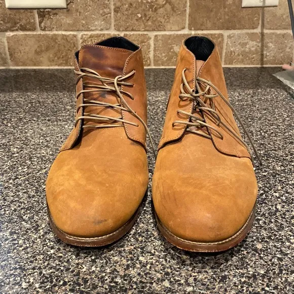 Nisolo Everyday Chukka Boots size 11 tobacco color