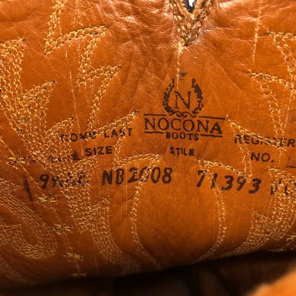 Nocona NB2008 Imperial Calf Western Boots 9.5 EE