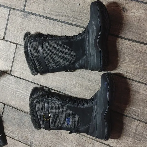 North Face Lace Up Combat/Moto Boots Size 9