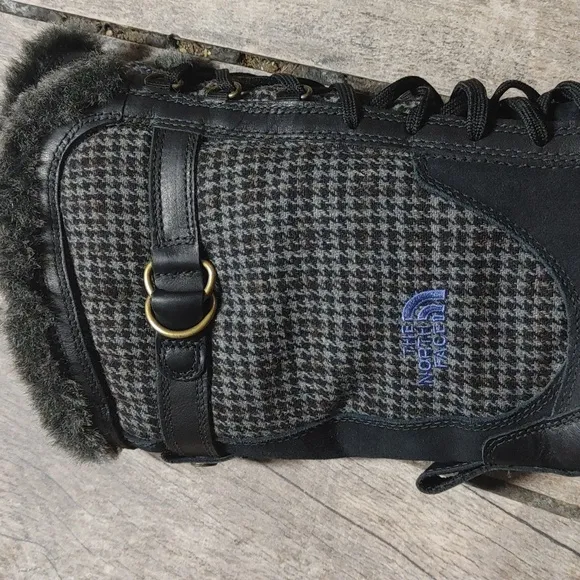 North Face Lace Up Combat/Moto Boots Size 9