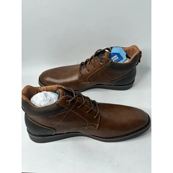 Nunn Bush Men's Circuit Plain Toe Chukka Boots Cognac Size 10 M NWT