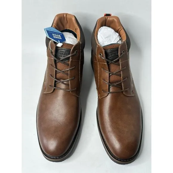 Nunn Bush Men's Circuit Plain Toe Chukka Boots Cognac Size 10 M NWT
