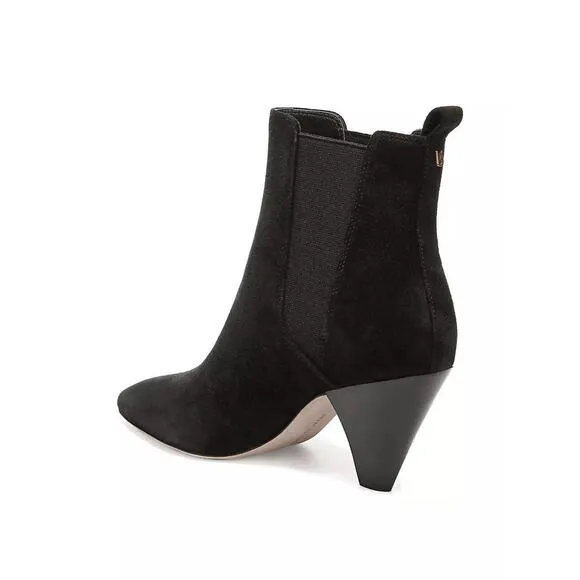 NWB VERONICA BEARD &quot;BAXTER&quot; BLACK SUEDE WESTERN CHELSEA BOOTS US SIZE 6.5M NEW