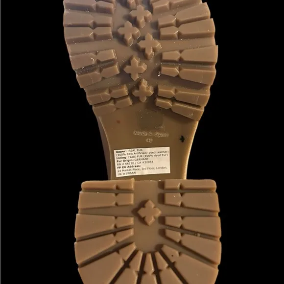 NWOB Free People Montreal Platform Boots (light tan Suede) $298