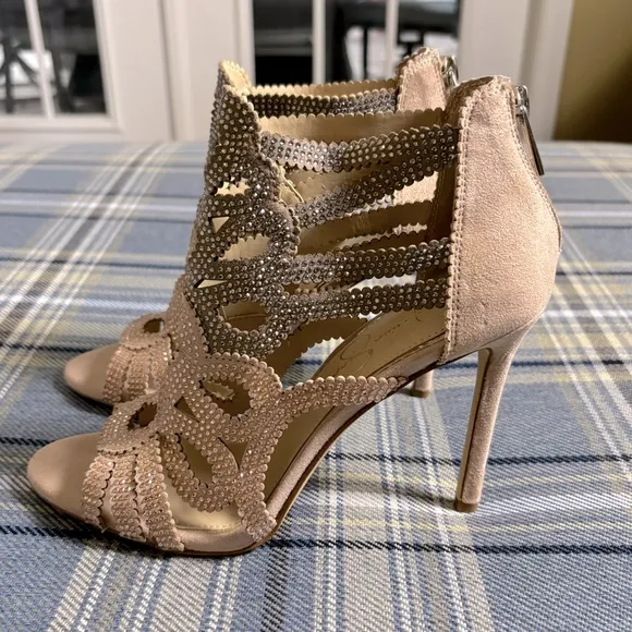 NWOB Jessica Simpson Jessila Jeweler Sandal Heels