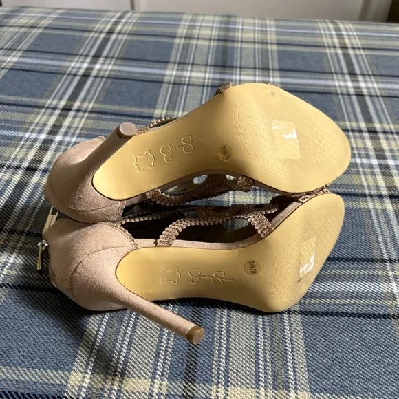 NWOB Jessica Simpson Jessila Jeweler Sandal Heels