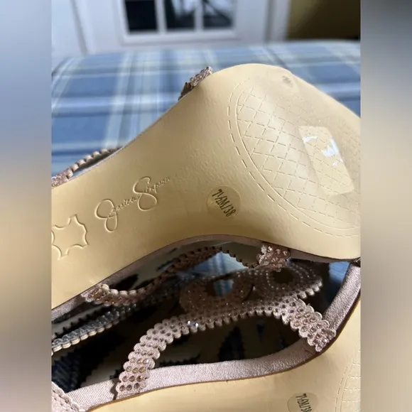 NWOB Jessica Simpson Jessila Jeweler Sandal Heels