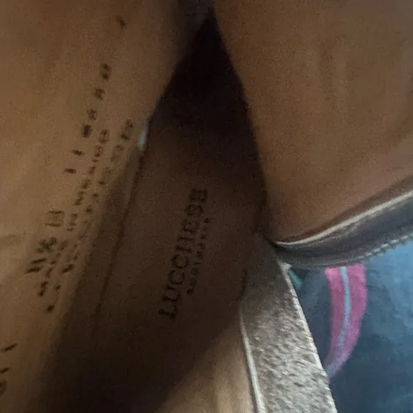 NWOB Lucchese Tan Western Ankle Karla Booties, NWOB. Size 8.5