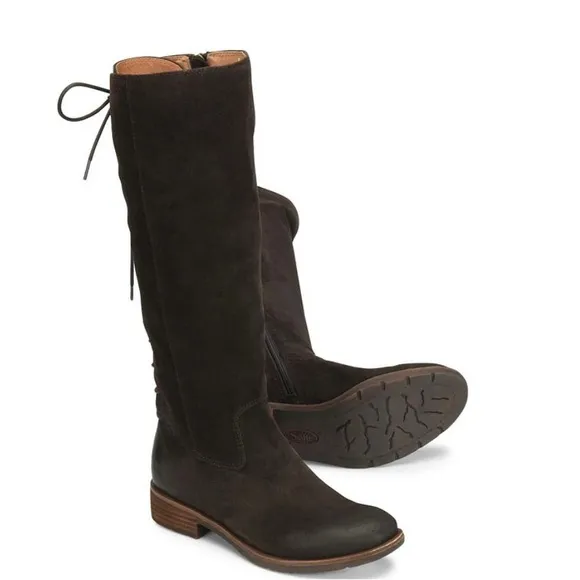 NWOB Softt‎ Sharnell II Dark Brown Suede Boots