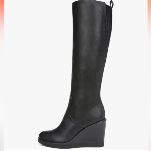 NWOB Zodiac Women’s Iggy Tall Wedge Knee High Boots - Black Size 8.5