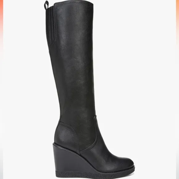 NWOB Zodiac Women’s Iggy Tall Wedge Knee High Boots - Black Size 8.5