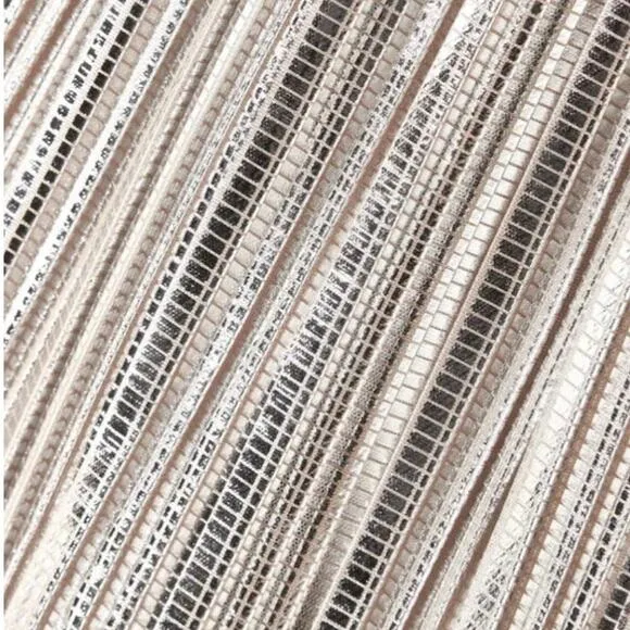 NWOT $295 Isabel Marant Etoile Delpha Metallic Pleated Mini Skirt Eu 38/ 6 or M
