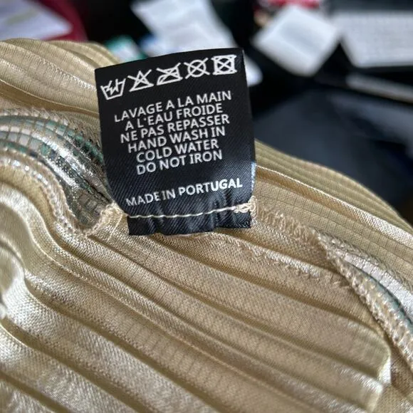 NWOT $295 Isabel Marant Etoile Delpha Metallic Pleated Mini Skirt Eu 38/ 6 or M