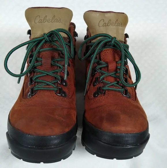 NWOT Cabela's Women's Brown Gore-tex Leather Uppers Hiking / Work Boots 8M