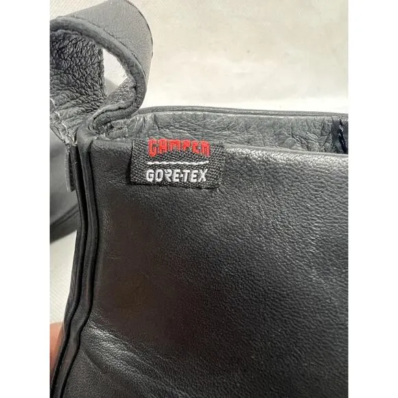 NWOT CAMPER Iman Women’s 5 EU 35 GORE-TEX Black Leather Chukka Boots $245 MSRP