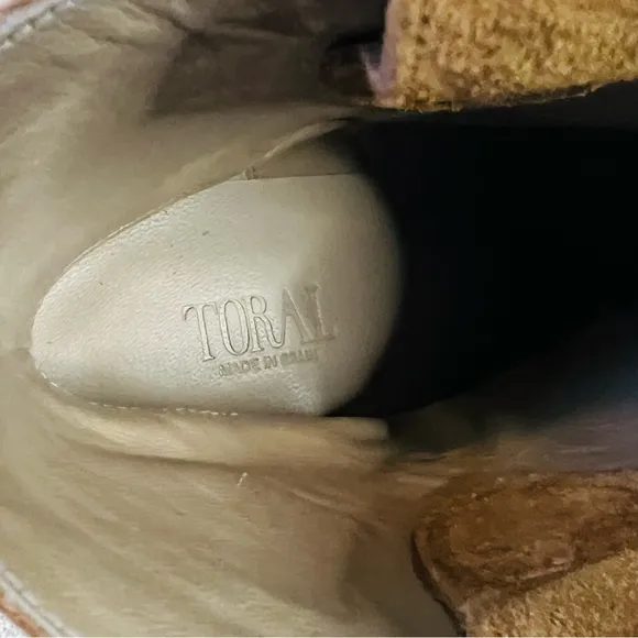 NWOT Free People x Toral Golden Girl Suede Cowboy Boots