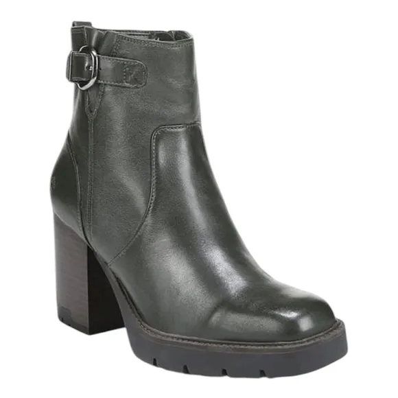 NWOT Naturalizer Wilde Weatherproof Ankle Dark Green Boots – 9M
