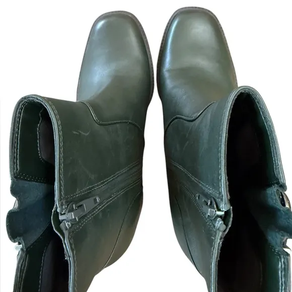 NWOT Naturalizer Wilde Weatherproof Ankle Dark Green Boots – 9M
