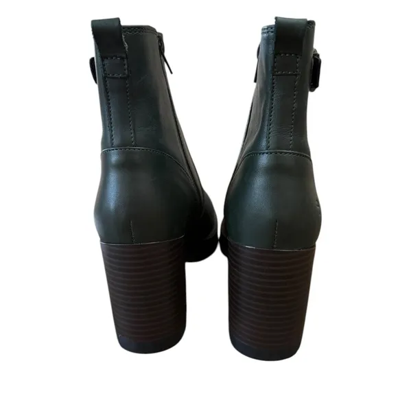 NWOT Naturalizer Wilde Weatherproof Ankle Dark Green Boots – 9M
