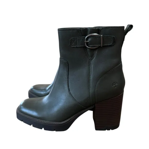 NWOT Naturalizer Wilde Weatherproof Ankle Dark Green Boots – 9M