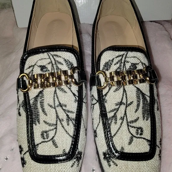 Nwot Vinweiyiman Rare Design Shoes Beaded Heels 816-6 38