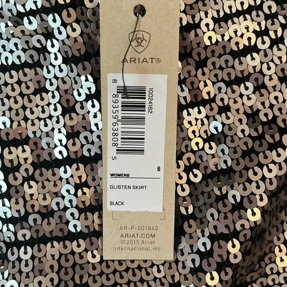 NWT Ariat Glisten Ombré Sequin Maxi Skirt