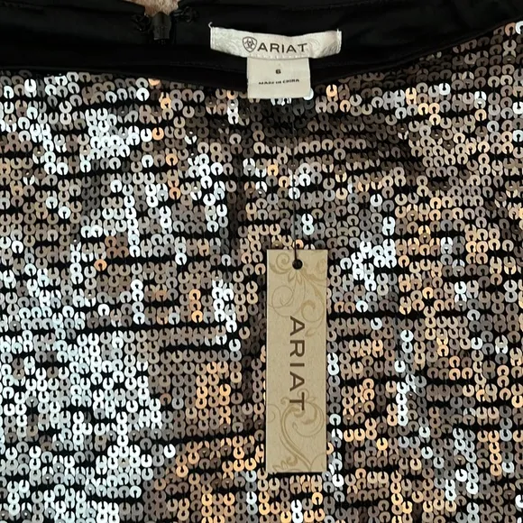 NWT Ariat Glisten Ombré Sequin Maxi Skirt