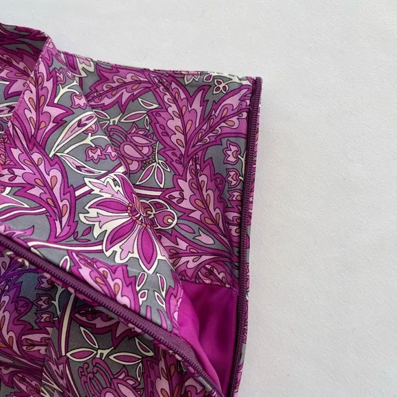NWT Banana Republic Silk Paisley short pleated print skirt size 2
