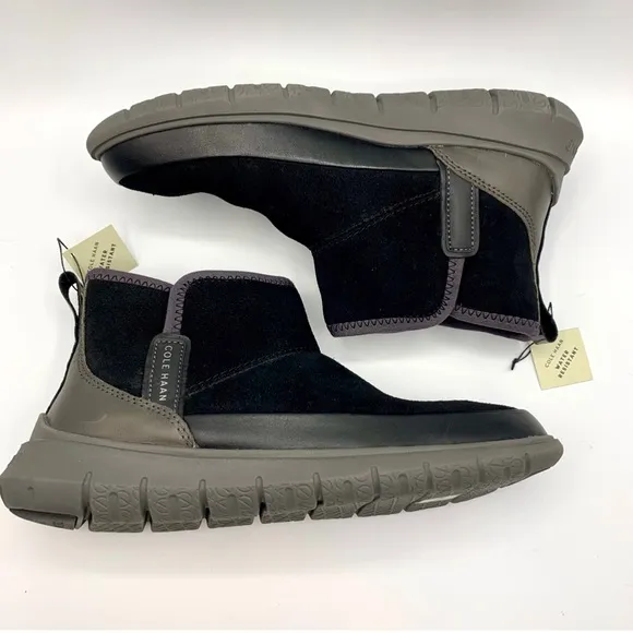 NWT Cole Haan Women’s Generation Zeroground Black Water Resistant Boots  8.5