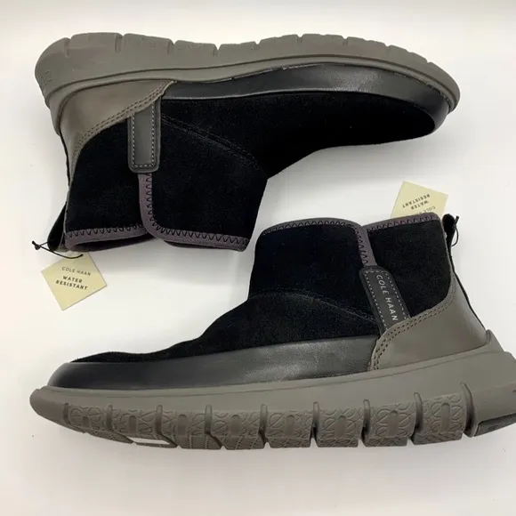 NWT Cole Haan Women’s Generation Zeroground Black Water Resistant Boots  8.5