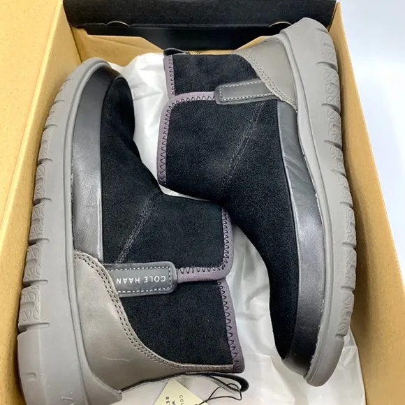 NWT Cole Haan Women’s Generation Zeroground Black Water Resistant Boots  8.5