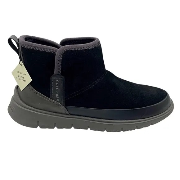 NWT Cole Haan Women’s Generation Zeroground Black Water Resistant Boots  8.5