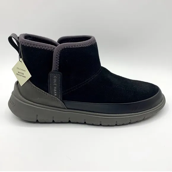 NWT Cole Haan Women’s Generation Zeroground Black Water Resistant Boots  8.5