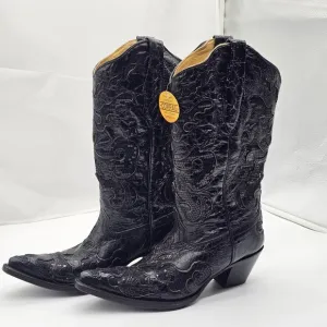 NWT Corral A1070 Women Boots 10M Floral Studded Rhinestones Sequins Tooled Inlay