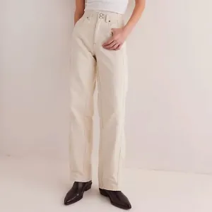 NWT Free People Aster Straight Leg Jeans Denim We The Free in Cream