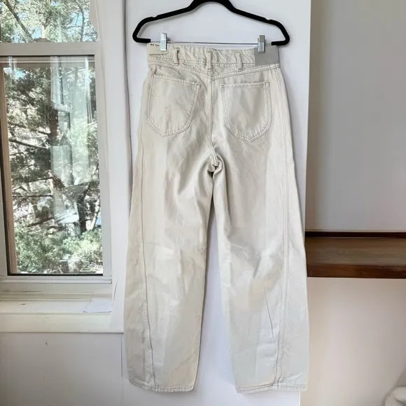 NWT Free People Aster Straight Leg Jeans Denim We The Free in Cream